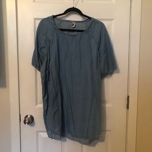 Live 4 Truth Chambray Tunic Shirt with Rounded Hem